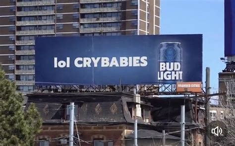 budweiser billboard crybabies|FACT CHECK: Is This A Video Of A Real Bud Light。